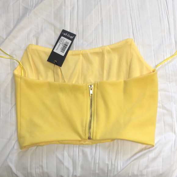 NWT Nasty Gal. Size Medium Corset top with zip back. - Picture 2 of 2